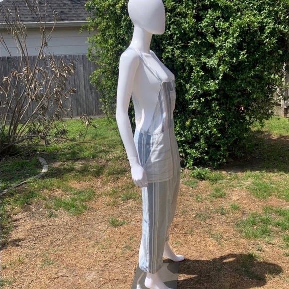 💋NWT JEN’S Pirate Booty Boho Carnaval Marine Crop Overalls - Picture 6 of 12